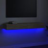 Nappali bútorok, vidaXL sonoma tölgy színű TV-szekrény LED-világítással 120x35x15,5 cm