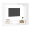 Nappali bútorok, vidaXL fehér magasfényű szerelt fa TV-szekrény 152x22x113 cm