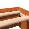 Ágyak és ágykeretek, vidaXL viaszbarna tömör fenyőfa ágy matrac nélkül 90 x 200 cm