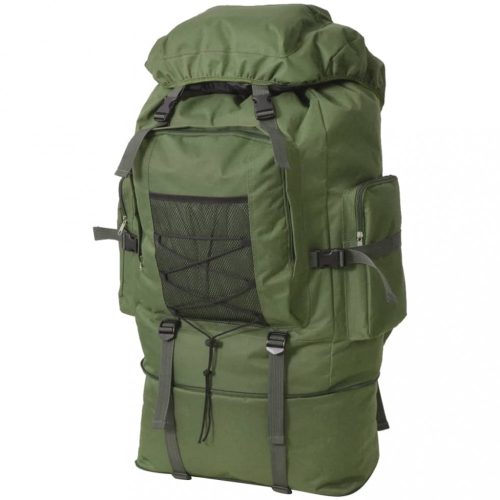 Hátizsákok, vidaXL katona stílusú hátizsák 100 L XXL zöld