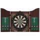 Dartsok, vidaXL szizálból készült profi darts tábla szekrénnyel és 6 nyíllal