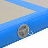 Jóga és pilates szőnyegek, vidaXL kék PVC felfújható tornaszőnyeg pumpával 300 x 100 x 10 cm