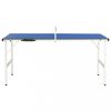 Ping-pong asztalok, vidaXL kék pingpongasztal hálóval 152 x 76 x 66 cm