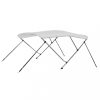 Hajótároló takarók, vidaXL fehér háromágú bimini tető 183 x 140 x 137 cm