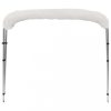 Hajótároló takarók, vidaXL fehér háromágú bimini tető 183 x 140 x 137 cm