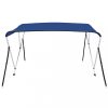 Hajótároló takarók, vidaXL kék háromágú bimini tető 183 x 140 x 137 cm
