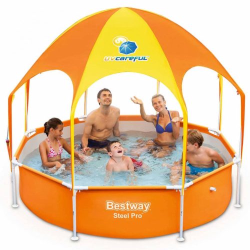 Medence, Bestway Steel Pro UV Careful talaj feletti gyerekmedence 244 x 51 cm