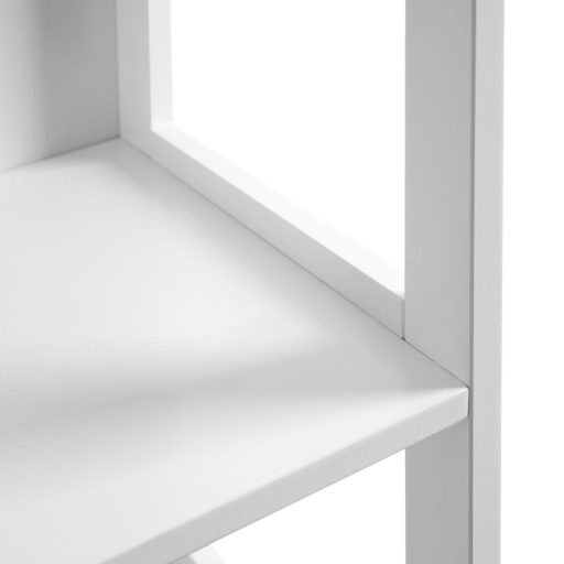 VASAGLE Magas szekrény, fürdőszobai szekrény, fürdőszobai kellékek tárolására, 2 fiókkal