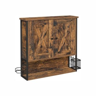 VASAGLE Fürdőszobai Szekrény, Fürdőszobai Szekrény, Fali Szekrény, Tároló Szekrény, 2