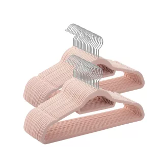 SONGMICS bársony, 50 darabos csomag, csúszásmentes ruhafogasok, 0,6 cm vastagságú,