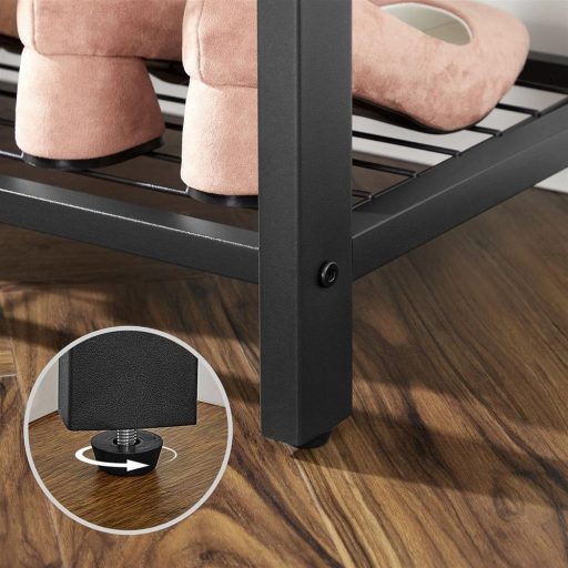 VASAGLE Kabáttartó, Előszobai Bútor Akasztókkal, Tükörrel, Cipőtartóval és Polcokkal, 36 x