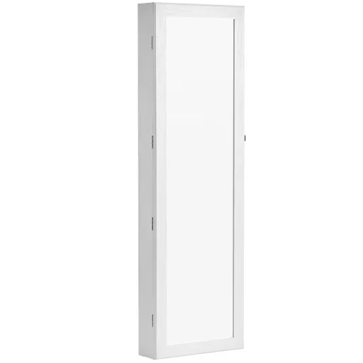 Ékszerszekrény Armoire, Zárható Fali Tároló Szervező Egység Nyakláncokhoz és