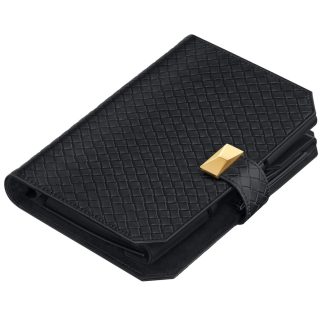 ONGMICS HOME RONNE kollekció - 3 órás tok, óratartó utazáshoz, szőtt dombornyomott PU bőr,