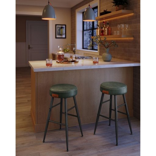 VASAGLE Echo Kollekció ULBC080C01 Bárszékek, 2 darabos szett, Konyhai Székek, Reggeliző