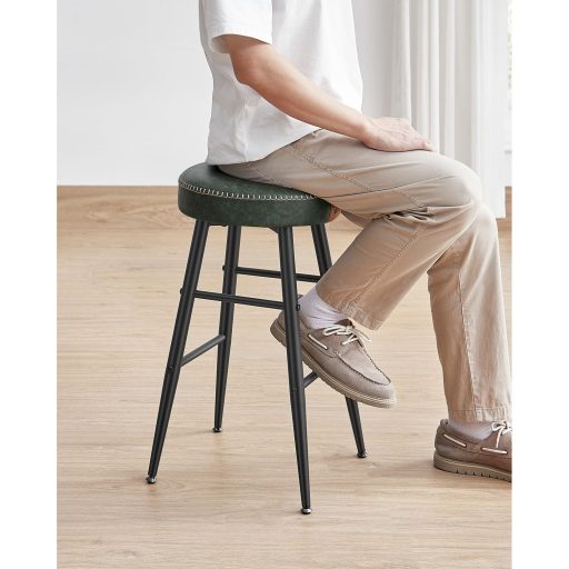 VASAGLE Echo Kollekció ULBC080C01 Bárszékek, 2 darabos szett, Konyhai Székek, Reggeliző