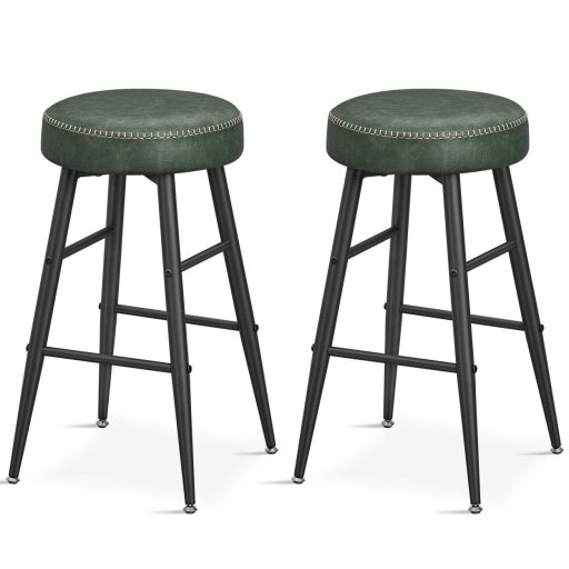 VASAGLE Echo Kollekció ULBC080C01 Bárszékek, 2 darabos szett, Konyhai Székek, Reggeliző