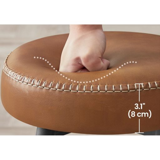 VASAGLE Echo Kollekció ULBC080K01 Bárszékek, 2 darabos szett, Konyhai székek, Reggeliző