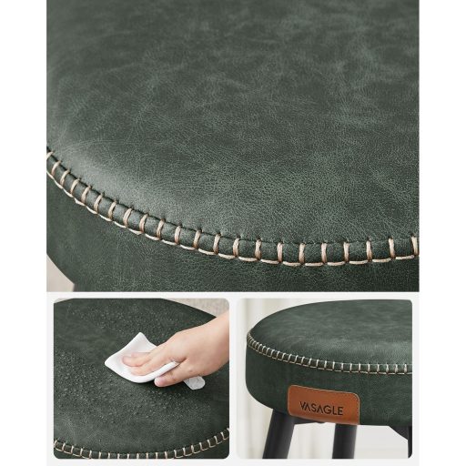 VASAGLE Echo Kollekció ULBC090C01 Bárszékek, 2 darabos szett, Konyhai Székek, Reggeliző