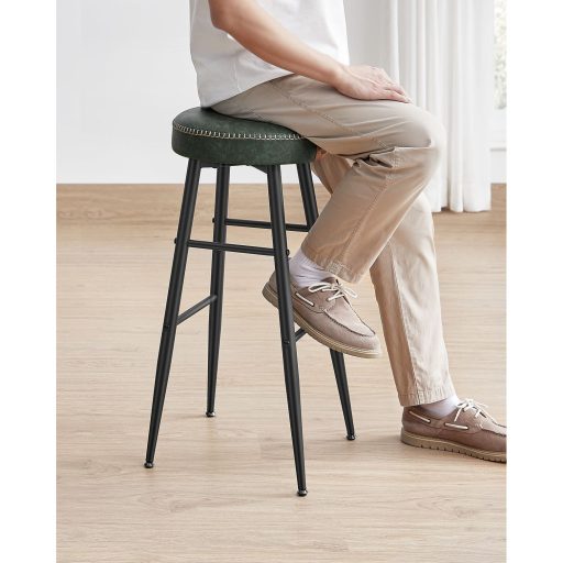 VASAGLE Echo Kollekció ULBC090C01 Bárszékek, 2 darabos szett, Konyhai Székek, Reggeliző