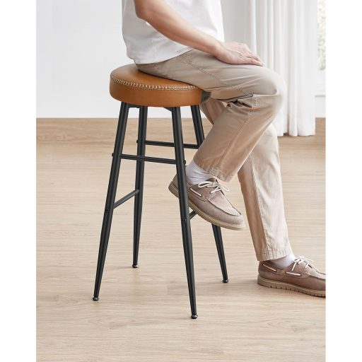 VASAGLE Echo Kollekció ULBC090K01 Bárszékek, 2 darabos szett, Konyhai székek, Reggeliző