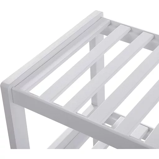 SONGMICS Bambusz Cipőtartó, 3 szintes tárolópolc, 70 x 26 x 55 cm (Sz x Mé x Ma), ideális