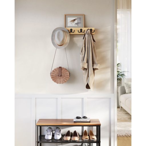 SONGMICS VASAGLE falra szerelhető ruhafogas, ruhafogas, LCR006N01