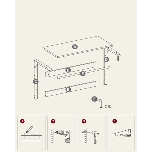 VASAGLE Fali Ruhafogas LCR101B01