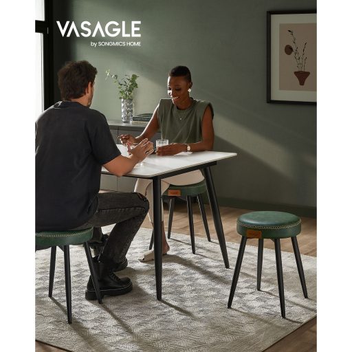 VASAGLE EKHO Kollekció - Étkezőszék, Konyhaszék, Műbőr, Középkori Modern Stílus, 48,2 cm