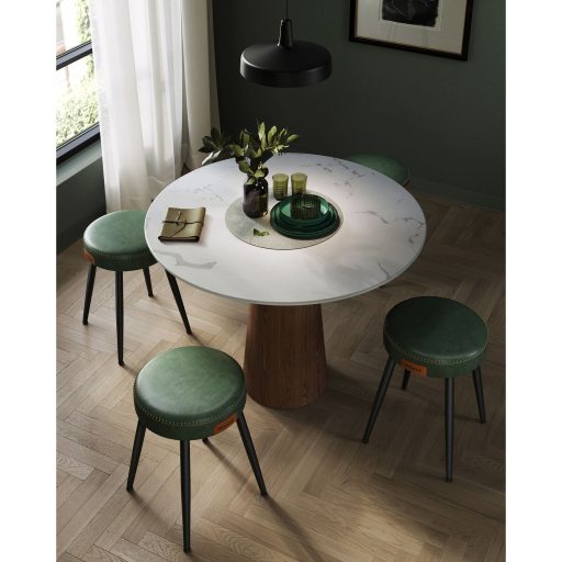 VASAGLE EKHO Kollekció - Étkezőszék, Konyhaszék, Műbőr, Középkori Modern Stílus, 48,2 cm