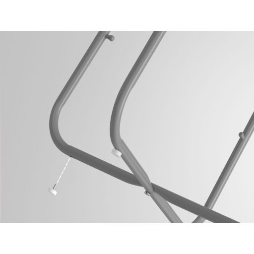 VASAGLE Kis Kerek Dohányzóasztal, Kisasztal Szövet Kosárral, Tárolóval, Nappaliba,