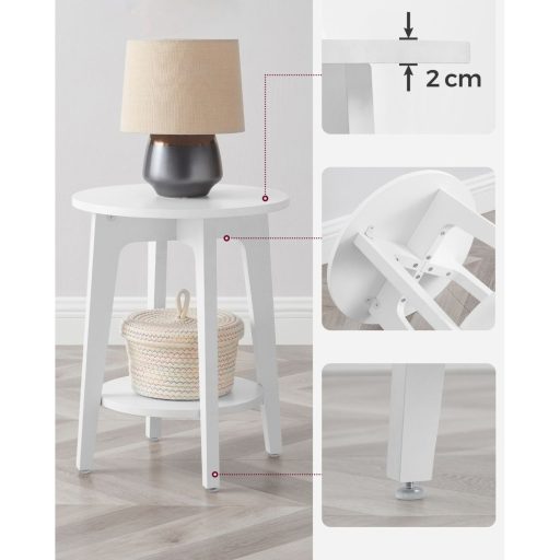 VASAGLE Oldalasztal 58 * 45,5 * 8,5CM LET283T14