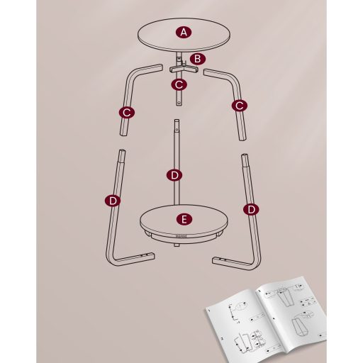 VASAGLE Kerek Éjjeliszekrény 2 Szintes Kanapé Asztal Üveglappal és Forgácslap Polccal