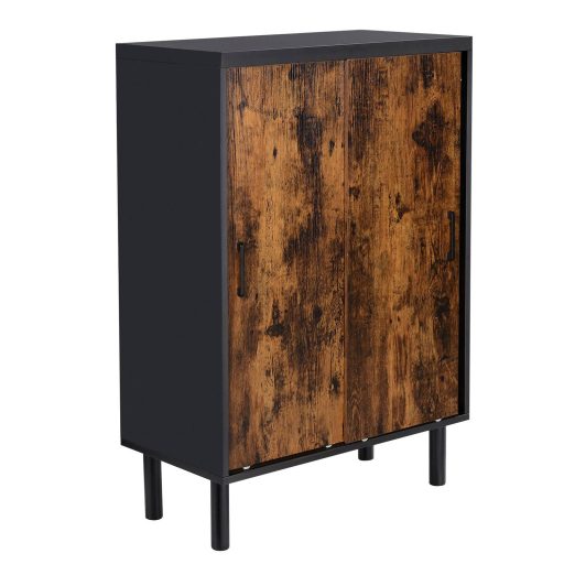 VASAGLE tárolószekrény polcokkal LHS052B01