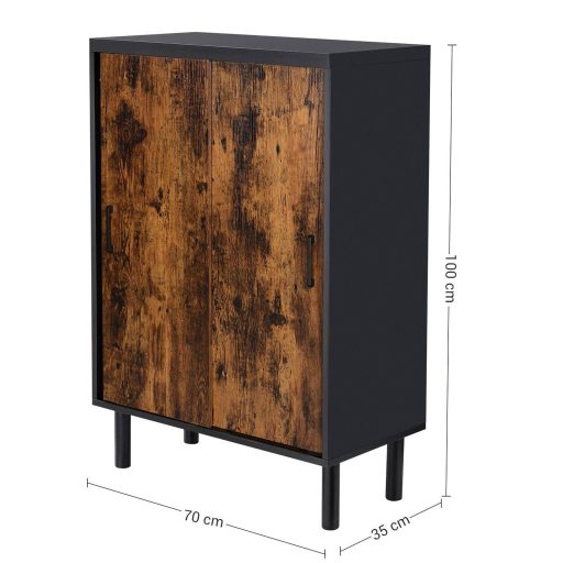 VASAGLE tárolószekrény polcokkal LHS052B01