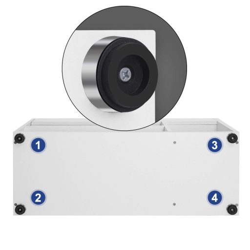 VASAGLE Fa Cipőpad, Párnázott Tároló Ülőke, Előszobai Szekrény 2 Polccal és Rejtett Láda,