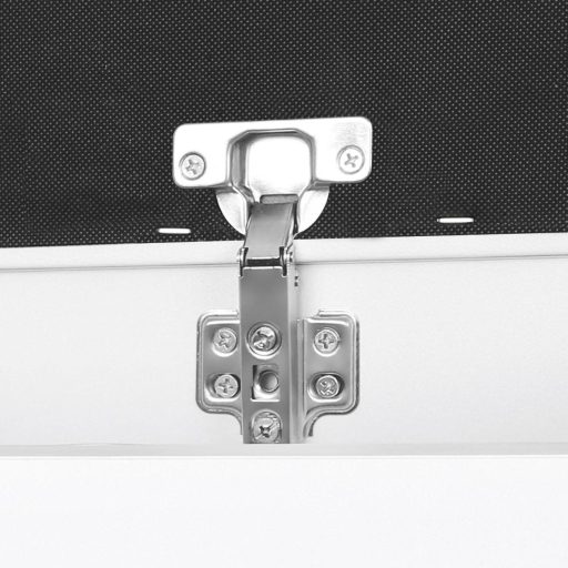 VASAGLE Fa Cipőpad, Párnázott Tároló Ülőke, Előszobai Szekrény 2 Polccal és Rejtett Láda,