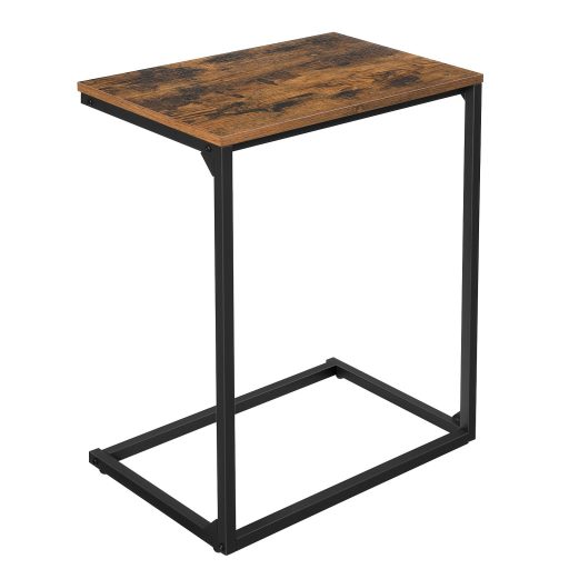 VASAGLE Oldalasztal, Kis Kanapé Asztal, Dohányzóasztal, Laptop Asztal, Hálószobába, Nappaliba,