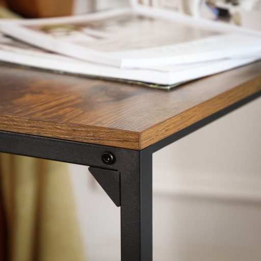 VASAGLE Oldalasztal, Kis Kanapé Asztal, Dohányzóasztal, Laptop Asztal, Hálószobába, Nappaliba,