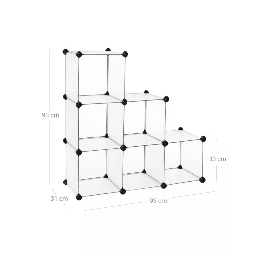 SONGMICS LPC111S 112 polcos egység fürdőszobába