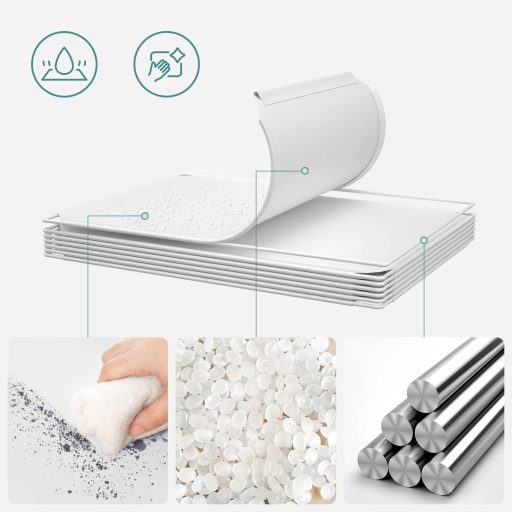 SONGMICS Kocka Polc Többfunkciós Szekrény 16 Kockával Ajtós Polcrendszer Gardrób Cipőtartó