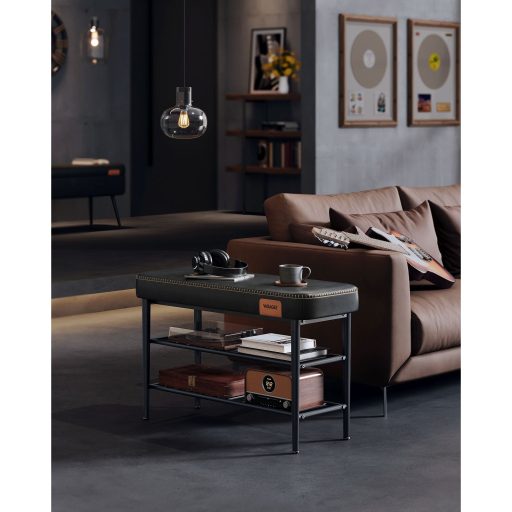 VASAGLE EKHO Kollekció LSB054B01 Cipőpad, Ülőhely, Bejárati Terület, Műbőr, Varrások, 60-as