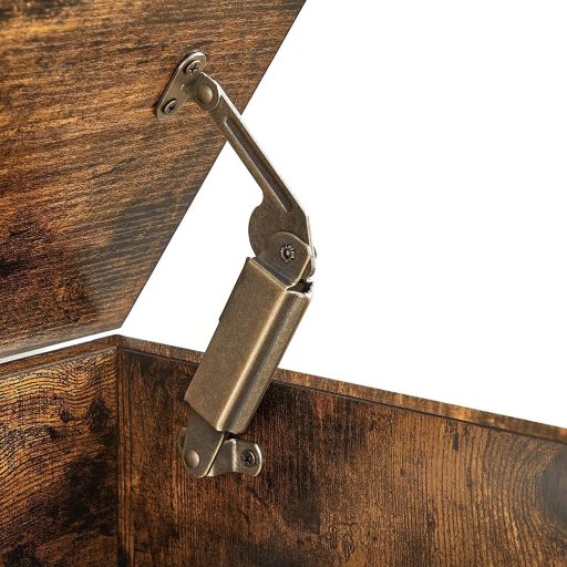 VASAGLE tárolóláda, tárolópad, takaródoboz 2 biztonsági zsanérral, cipőtároló pad, pajta