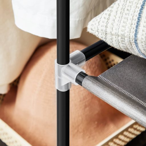 SONGMICS Hordozható Ruhásszekrény, Összecsukható Gardrób, Ruhatároló Szervező