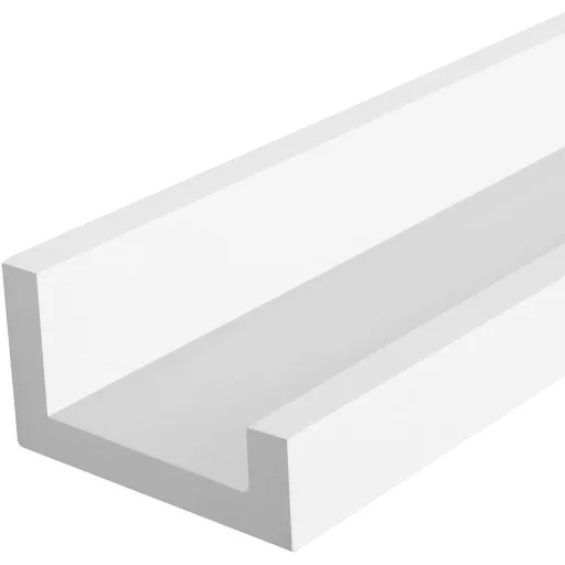 SONGMICS Lebegő Polcok Készlet 2 darab, Fali Polcok Magasfényű Felülettel, 60 x 10 cm,
