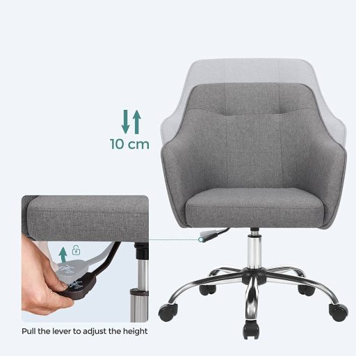 SONGMICS Irodai Szék, Kényelmes Íróasztali Szék, Magasságban Állítható Számítógépes