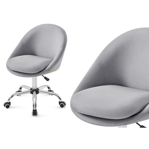 SONGMICS Homeoffice OBG020G01 Forgószék, Íróasztali Szék, Habpárnázás, Magasságban
