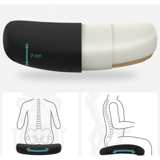 SONGMICS Irodai Szék, Ergonomikus Íróasztali Szék, Számítógépes Szék, Hálós Szék,