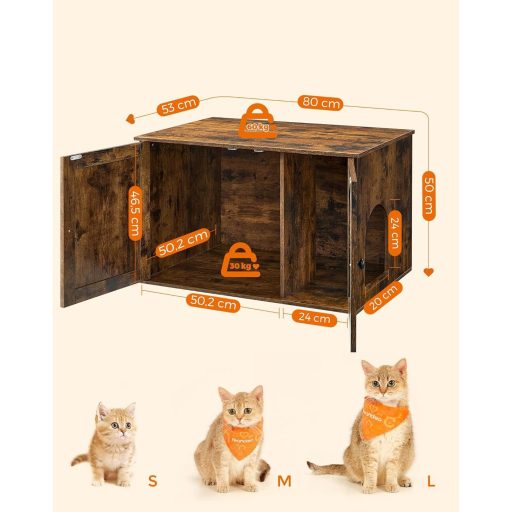 FEANDREA PCL002X01 Macskaalom Tálca Vintage Barna