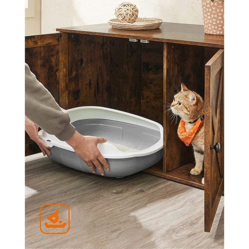 FEANDREA PCL002X01 Macskaalom Tálca Vintage Barna