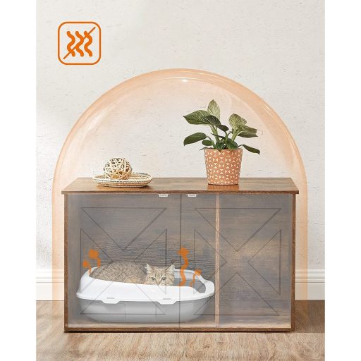 FEANDREA PCL002X01 Macskaalom Tálca Vintage Barna